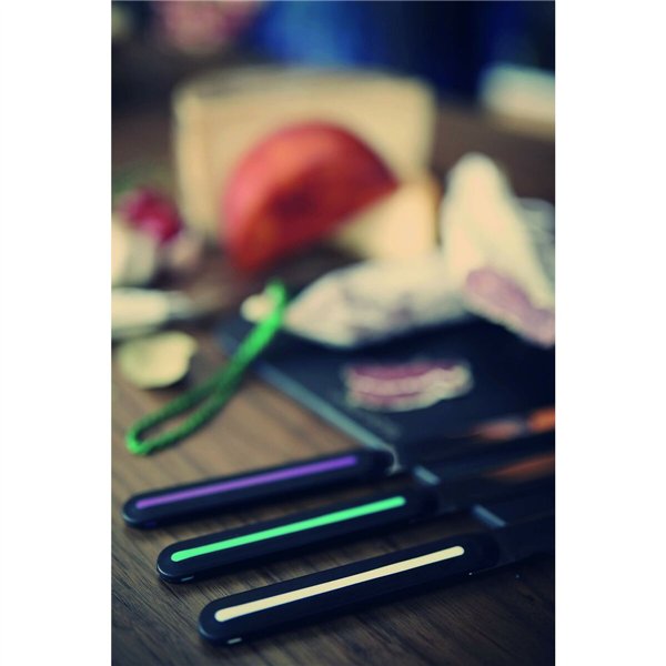 Dessert knife Arcos Black Fuchsia Stainless steel polypropylene