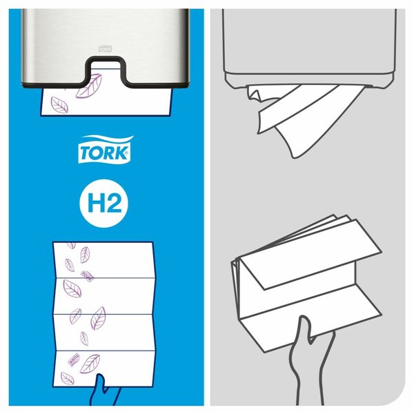 Hand-drying paper Tork Pack White (21 Units)