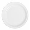 Set of reusable plates Maxi Products White Plastic 100 Pieces