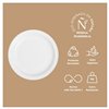 Set of reusable plates Maxi Products White Plastic 100 Pieces