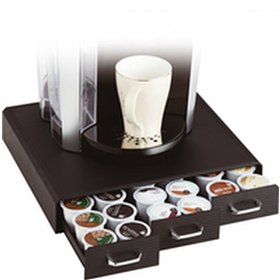 Coffee Capsule Organiser Archivo 2000 CD902 NE Black polystyrene