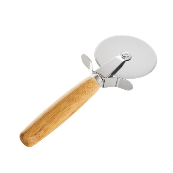 Pizza Cutter Natural Bamboo 40 x 30 x 1,5 cm
