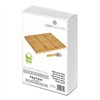 Pizza Cutter Natural Bamboo 40 x 30 x 1,5 cm
