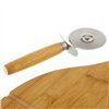 Pizza Cutter Natural Bamboo 38 x 32 x 1,5 cm