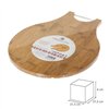 Pizza Cutter Natural Bamboo 38 x 32 x 1,5 cm