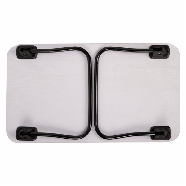 Folding Tray for Bed Max Home Wood Steel Melamin 53 x 22 x 30 cm 2 Units