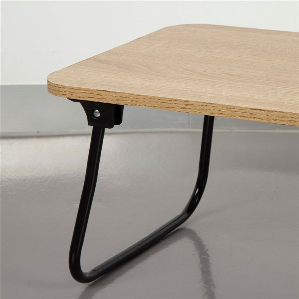 Folding Tray for Bed Max Home Wood Steel Melamin 53 x 22 x 30 cm 2 Units