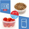 Set of Stackable Hermetically-sealed Kitchen Containers Max Home 23 x 11 x 23 cm 6 Units