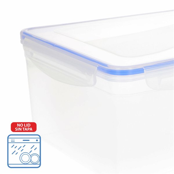 Set of Stackable Hermetically-sealed Kitchen Containers Max Home 27 x 12 x 20 cm 6 Units