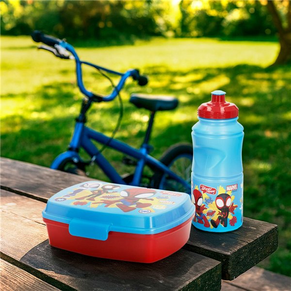 Lunch box Spidey 380 ml 17 x 5,5 x 13,5 cm Bottle (6 Units)