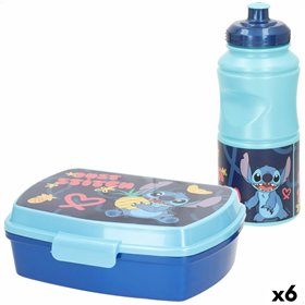 Lunch box Stitch 380 ml 17 x 5,5 x 13,5 cm Bottle (6 Units)