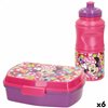 Lunch box Minnie Mouse 380 ml 17 x 5,5 x 13,5 cm Bottle (6 Units)