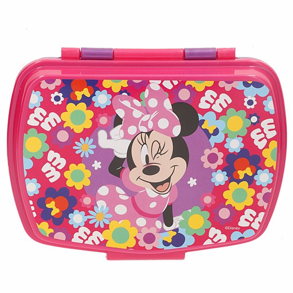 Lunch box Minnie Mouse 380 ml 17 x 5,5 x 13,5 cm Bottle (6 Units)