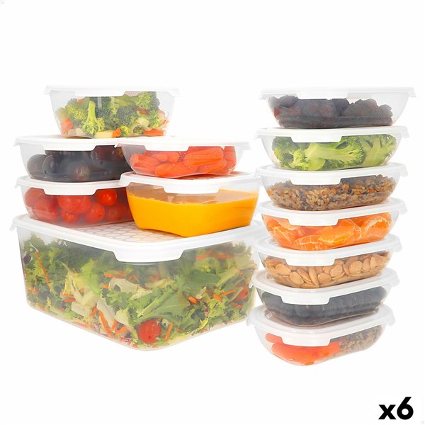 Lunch box Max Home polypropylene (6 Units)