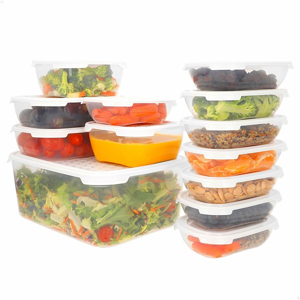 Lunch box Max Home polypropylene (6 Units)