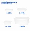 Lunch box Max Home polypropylene (6 Units)