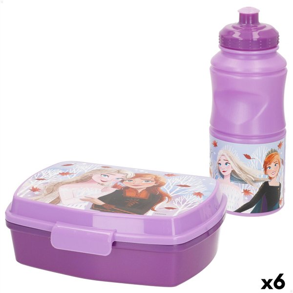 Lunchbox with Accessories Frozen 380 ml 17 x 5,5 x 13,5 cm (6 Units)
