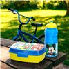 Lunchbox with Accessories Mickey Mouse Plastic 380 ml 17 x 5,5 x 13,5 cm (6 Units)