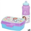 Lunchbox with Accessories Gabby's Dollhouse Plastic 380 ml 17 x 5,5 x 13,5 cm (6 Units)