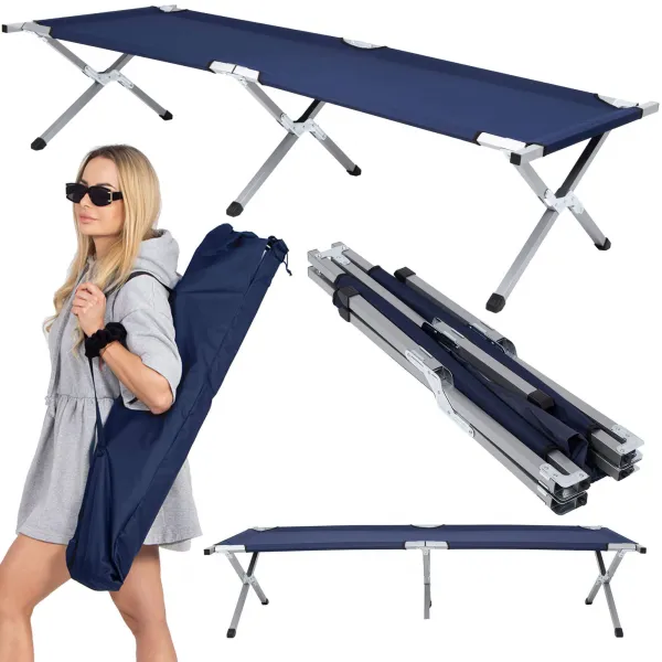 Tourist folding camping bed Springos CS0089