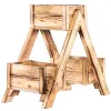 Wooden flower stand Springos KWD001