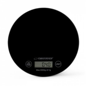 kitchen scale Esperanza EKS003K Black 5 kg