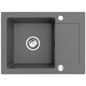 Sink with One Basin Maidsinks 62 x 44 cm Grey