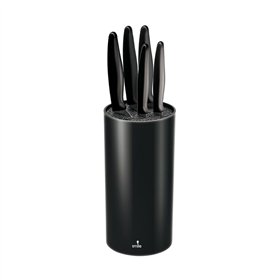 Knife Set Smile SNS-3 Black Stainless steel Plastic 6 Pieces