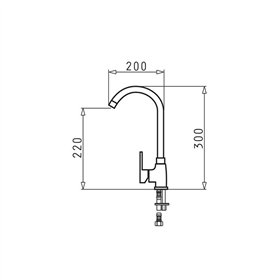 Mixer Tap Pyramis 090 935 601 Granite