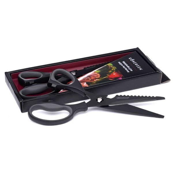 Kitchen Scissors Kohersen 71466 Black Plastic