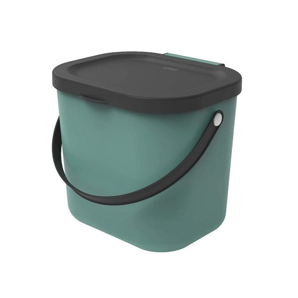 Container Rotho Albula Dark green 6 L Rectangular