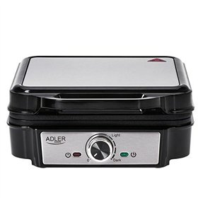 Waffle Maker Adler AD 3083 Black Silver 1800 W