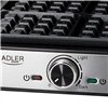Waffle Maker Adler AD 3083 Black Silver 1800 W