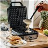 Waffle Maker Adler AD 3083 Black Silver 1800 W