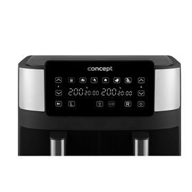 Air Fryer Concept FR8000 Black Silver 2850 W 8 L