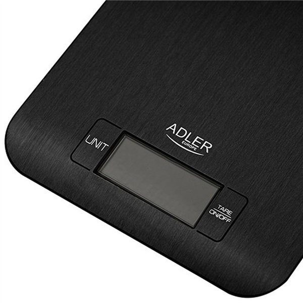 kitchen scale Adler AD 3183b Black 5 kg