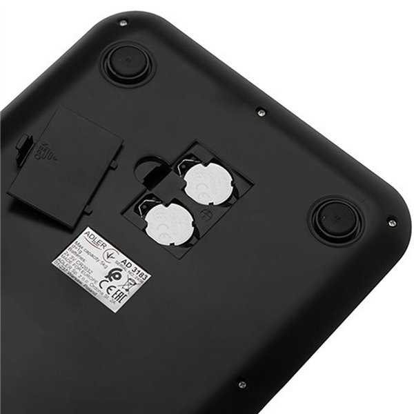 kitchen scale Adler AD 3183b Black 5 kg