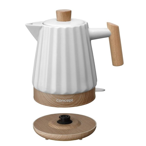 Kettle Concept RK0090 White Ceramic 1500 W 1,5 L