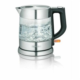 Electric Kettle with LED Light Severin WK 3468 Black Transparent Stainless steel 2200 W 1 L
