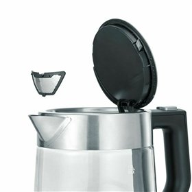 Electric Kettle with LED Light Severin WK 3468 Black Transparent Stainless steel 2200 W 1 L