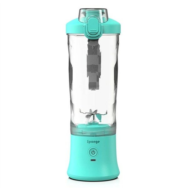 Cup Blender Sponge 703674402223 Transparent Turquoise 600 ml