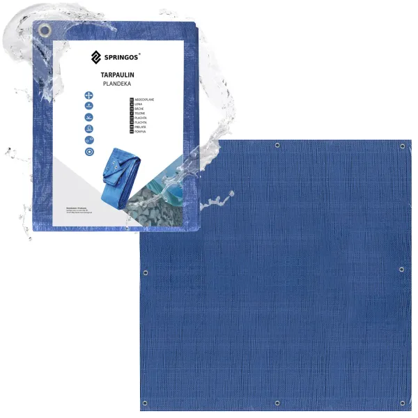 Tarpaulin Springos GA2122 3x3m 60 g/m2