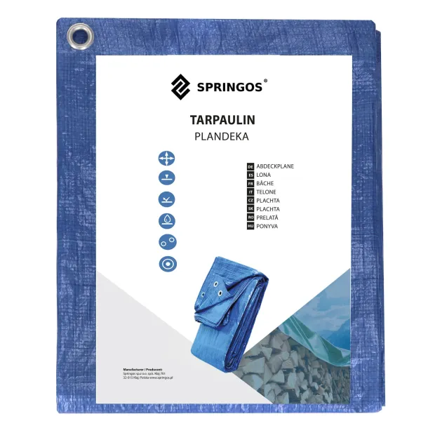 Брезент Springos GA2122 3x3м 60 г/м2