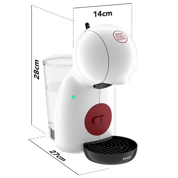 Capsule Coffee Machine Krups KP1A3110 White Red 1600 W 15 bar 0,8 L