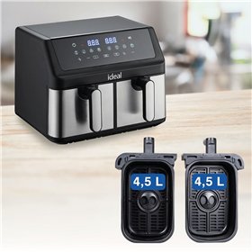 Air Fryer Eldom IK1500 dualcrisp Black 2000 W 9 L