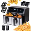 Air Fryer Eldom IK1500 dualcrisp Black 2000 W 9 L
