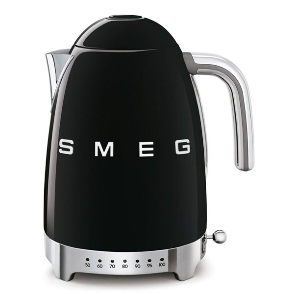 Kettle Smeg KLF04BLEU Black Stainless steel plástico,acero inoxidable 2400 W 1,7 L