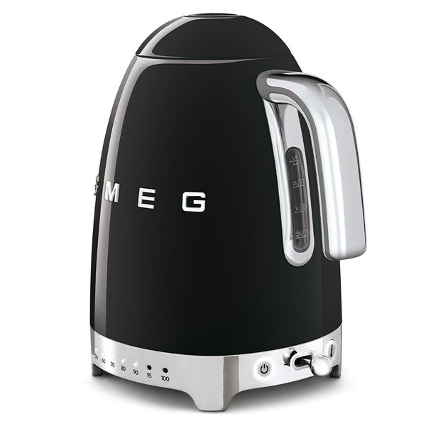 Kettle Smeg KLF04BLEU Black Stainless steel plástico,acero inoxidable 2400 W 1,7 L