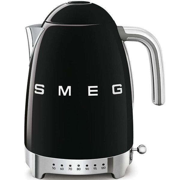 Kettle Smeg KLF04BLEU Black Stainless steel plástico,acero inoxidable 2400 W 1,7 L