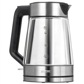 Kettle Mpm MCZ-122 Black Grey Glass Stainless steel 2200 W 1,7 L